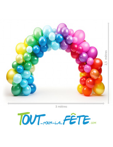 Arche à ballons 3m x 2.5m