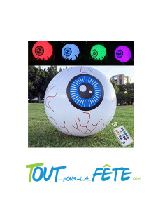 1 ballons plastique Oeil lumineux 40 cm