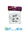 Toile d'araignée 100g + 6 araignées