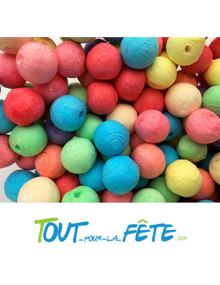 100 boules pour sarbacanes multicolore