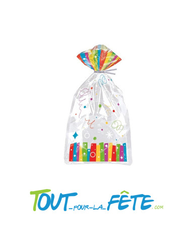 Lot de 20 sachets bonbons multicolore