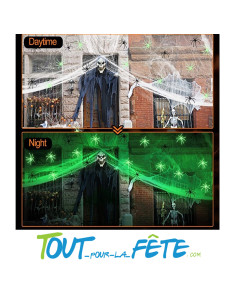 Toile d'araignée 200g phosphorescent ( brille dans le noir )