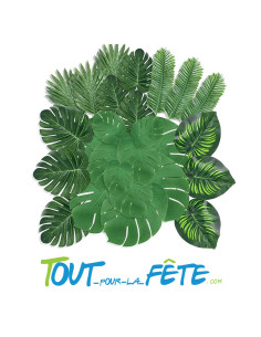 Lot de 44 feuilles artificielles