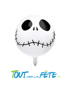 Ballon aluminium rond Mr Jack 40 cm 2