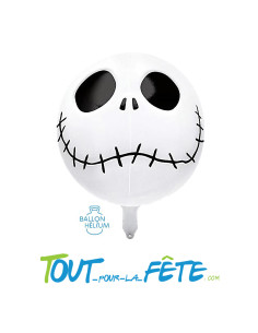 Ballon aluminium rond Mr Jack 40 cm