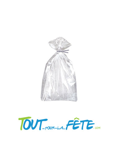 Lot de 30 sachets bonbons transparents 27 x 12cm