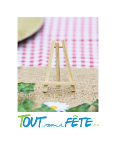 Lot de 6 chevalets en bois taille 8cm x 4.5cm 2