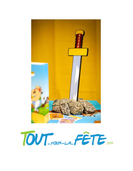 Kit déguisement Asterix taille enfant ( casque - gourde - ceinture - épée - fourreau )