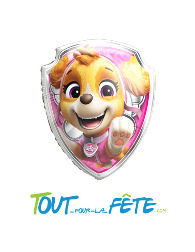 Ballon aluminium Pat Patrouille Skye 68x75 cm
