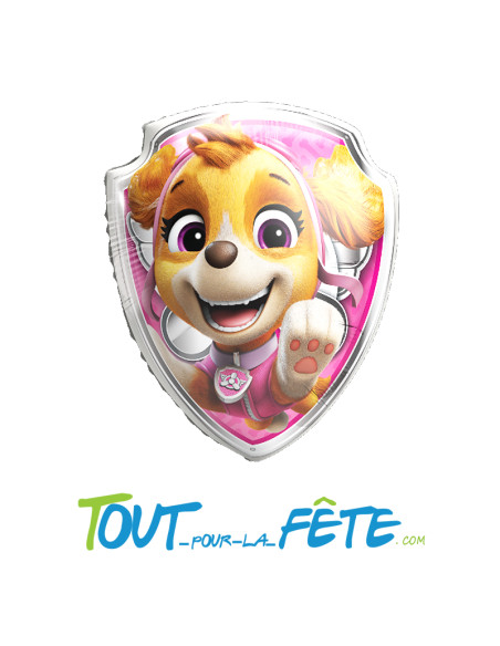 Ballon aluminium Pat Patrouille Skye 68x75 cm