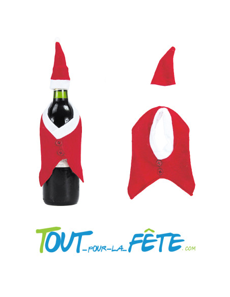 Costume de Noel pour bouteille
