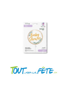 Ballon aluminium rond baby shower 46 cm 2