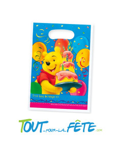 Lot de 6 sacs à cadeau Winnie l'ourson© 2