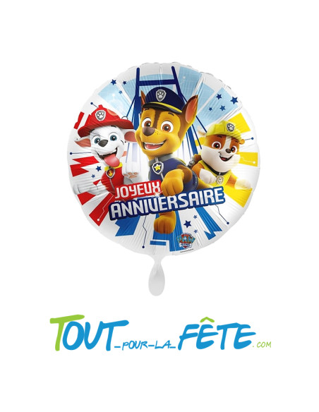 Ballon aluminium La Pat Patrouille© 43cm