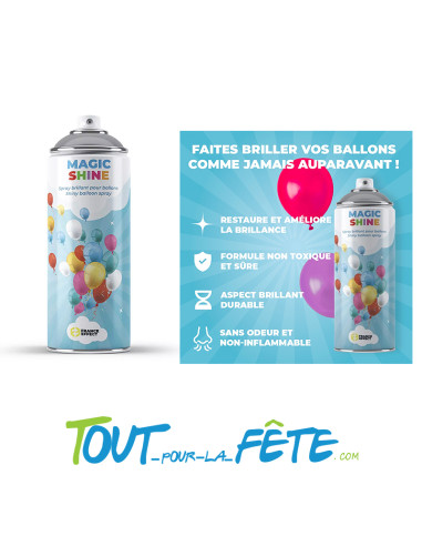 Hi shine Spray brillant pour ballons latex