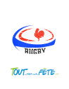 Ballons aluminium ballon de rugby 45 cm