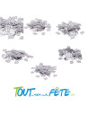 Confettis de table âge papier argent 1cm 17g