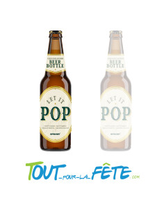 Canon confettis bouteille de bière confettis or 2