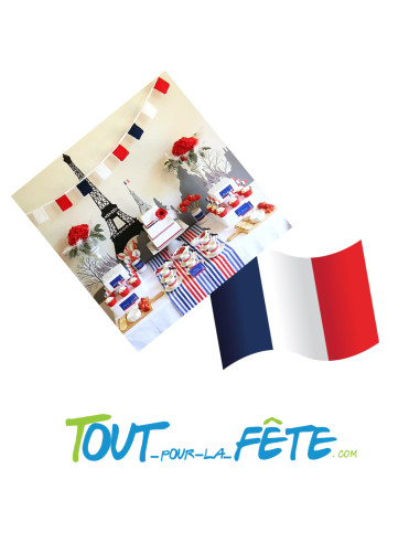 Confettis de Table Bleu, Blanc, Rouge