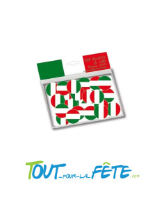 150 confettis drapeau Italie