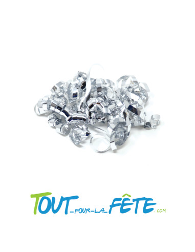 20 petits artifices "POPPERS" argent en forme de bouteilles
