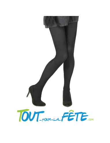Collants opaque noir adulte