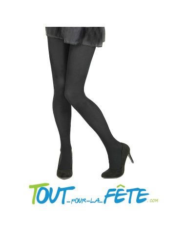 Collants opaque noir adulte