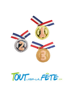 Lot de 3 médailles olympiques zizi