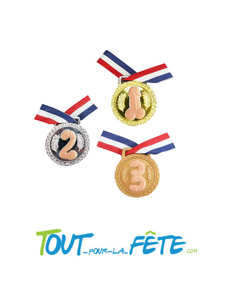 Lot de 3 médailles olympiques zizi