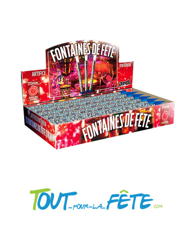 Fontaine à gâteaux ou fontaines scintillantes 17 cm vrac