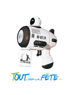 Pistolet a bulle lumineux avec reservoir a piles