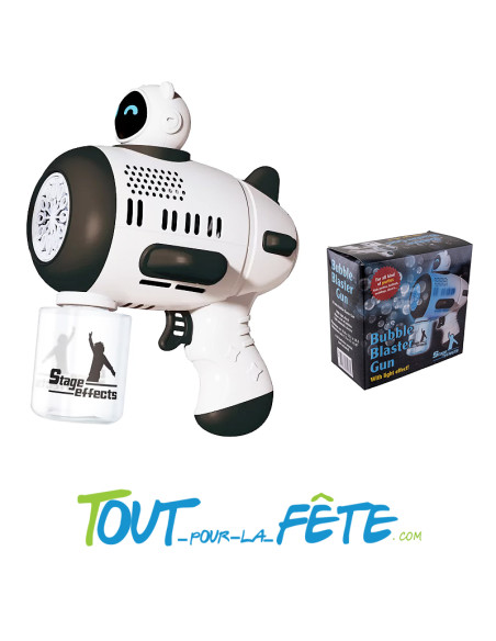 Pistolet a bulle lumineux avec reservoir a piles
