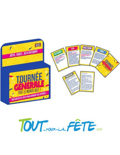 Jeu tournée générale ( 180 cartes de jeux )