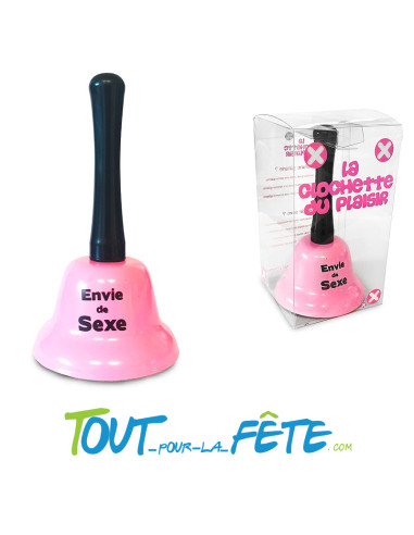 Clochette du plaisir "envie de sexe" rose