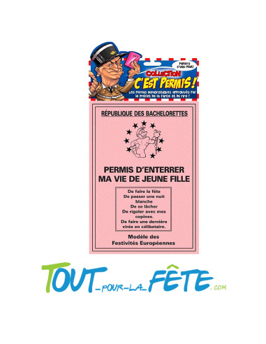 Permis d'enterrer ma vie de jeune fille
