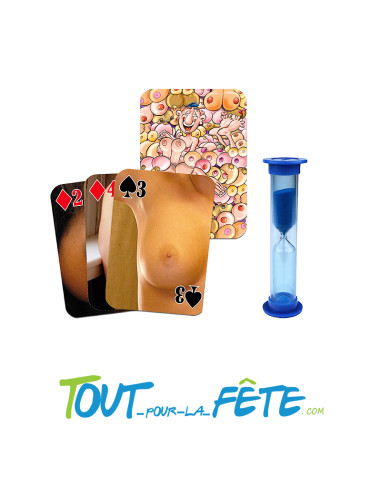 Jeu de cartes des seins