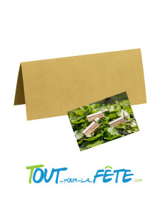 10 Marque place rectangle or 3 x 7 cm 2