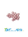 Sachet de 500g de perles de sucre rose gold