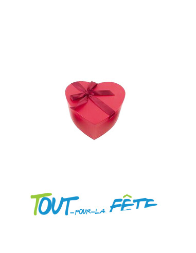 Urne Cœur rouge 26x24x13cm