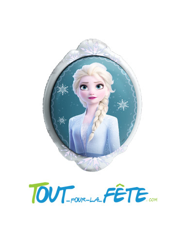 Ballon aluminium Reine des neiges Elsa 68x90 cm