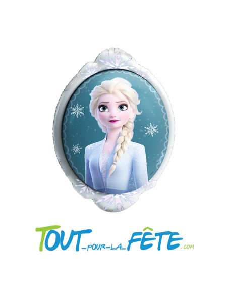 Ballon aluminium Reine des neiges Elsa 68x90 cm