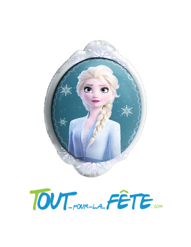 Ballon aluminium Reine des neiges Elsa 68x90 cm