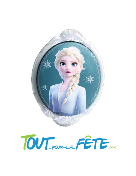 Ballon aluminium Reine des neiges Elsa 68x90 cm