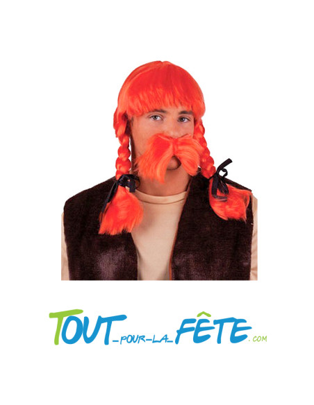 Perruque d'Obélix Homme