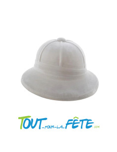 Chapeau colonial feutrine gris 2