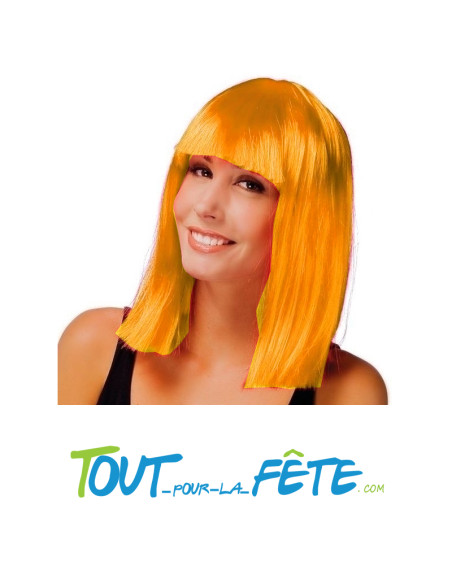 Perruque Mi-longue avec Frange Femme
