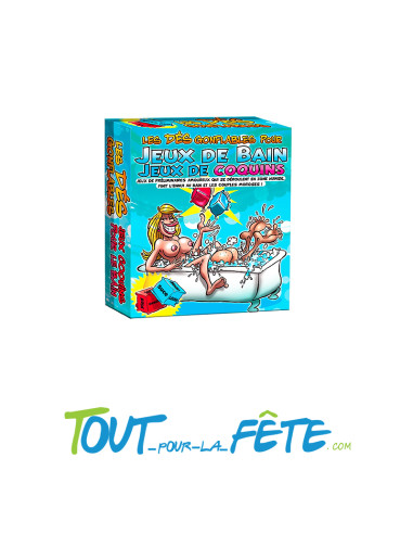 Jeu de bain dés gonflables coquins
