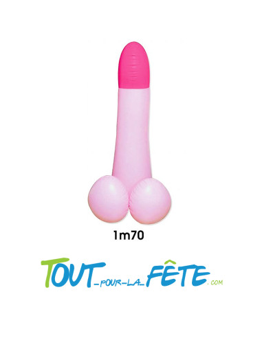 Zizi gonflable géant taille 1.70m