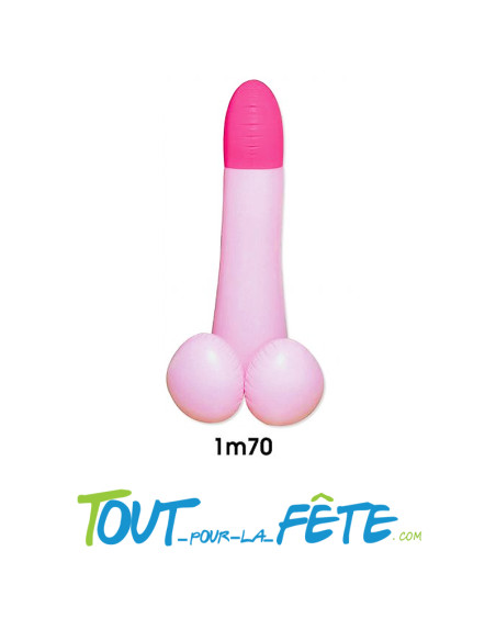 Zizi gonflable géant taille 1.70m