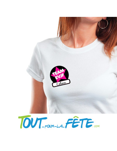 Lot de 12 stickers t-shirt team EVJF